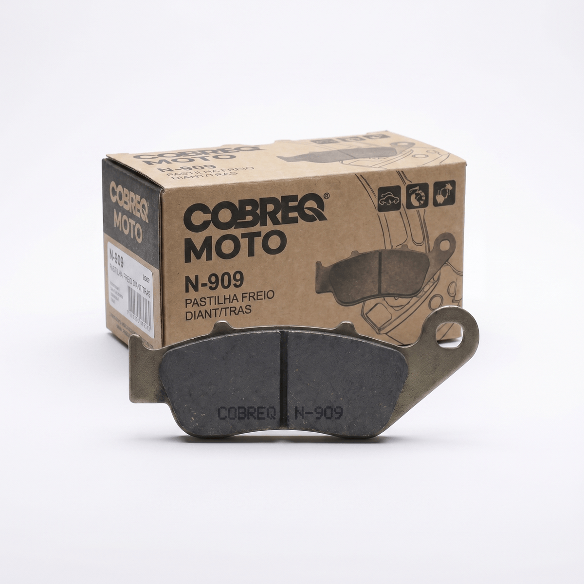 Pastilha de Freio COBREQ MOTO N-909 Dianteiro e Traseiro Xlx 350 R