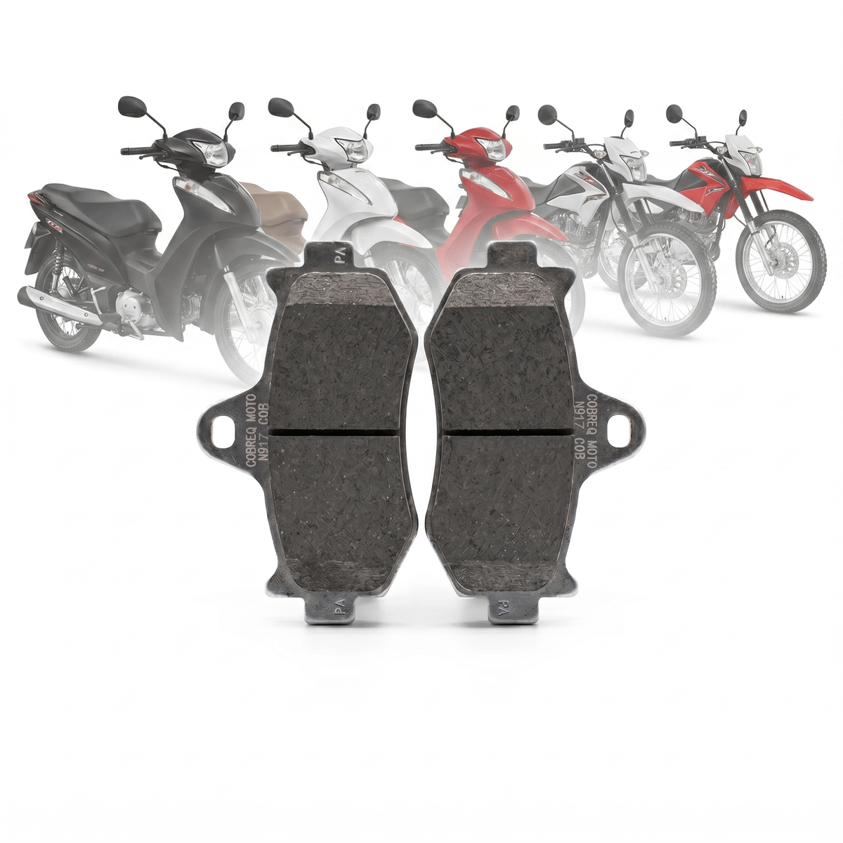 Pastilha de Freio COBREQ MOTO N917 COB Dianteiro Biz 125 05/18 Biz