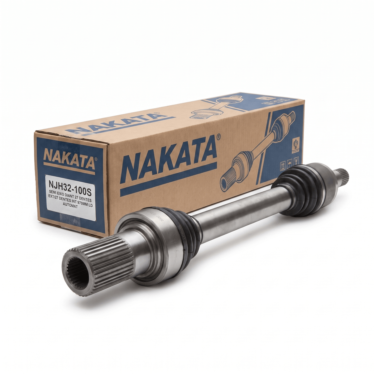 Semi Eixo NAKATA NJH32-100S Dianteiro 970mm 27 Dentes Creta 17/22