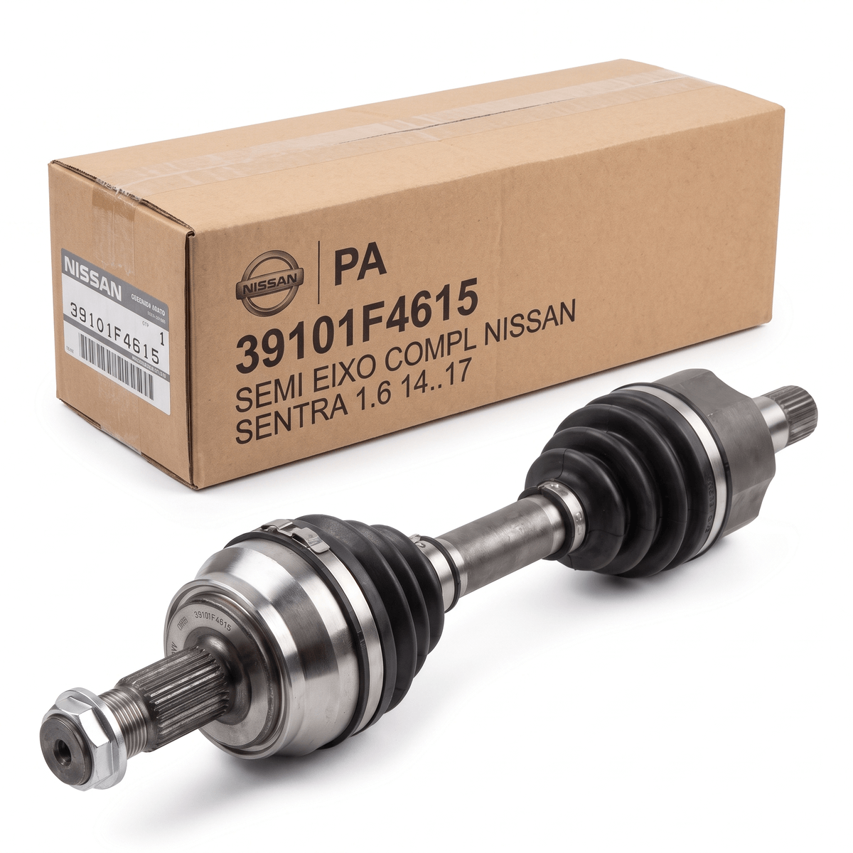 Semi Eixo NISSAN 39101F4615 Esquerdo 25 Dentes Sentra 14/17