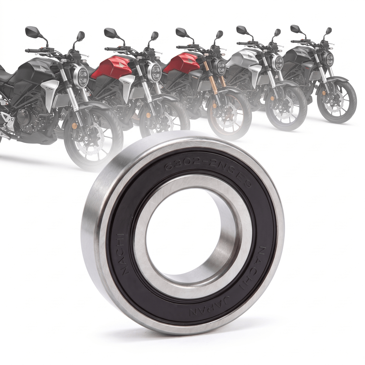 Rolamento Linha 6000 NACHI 6302-2NSE9 Dianteiro 15x42x13mm Cb 300